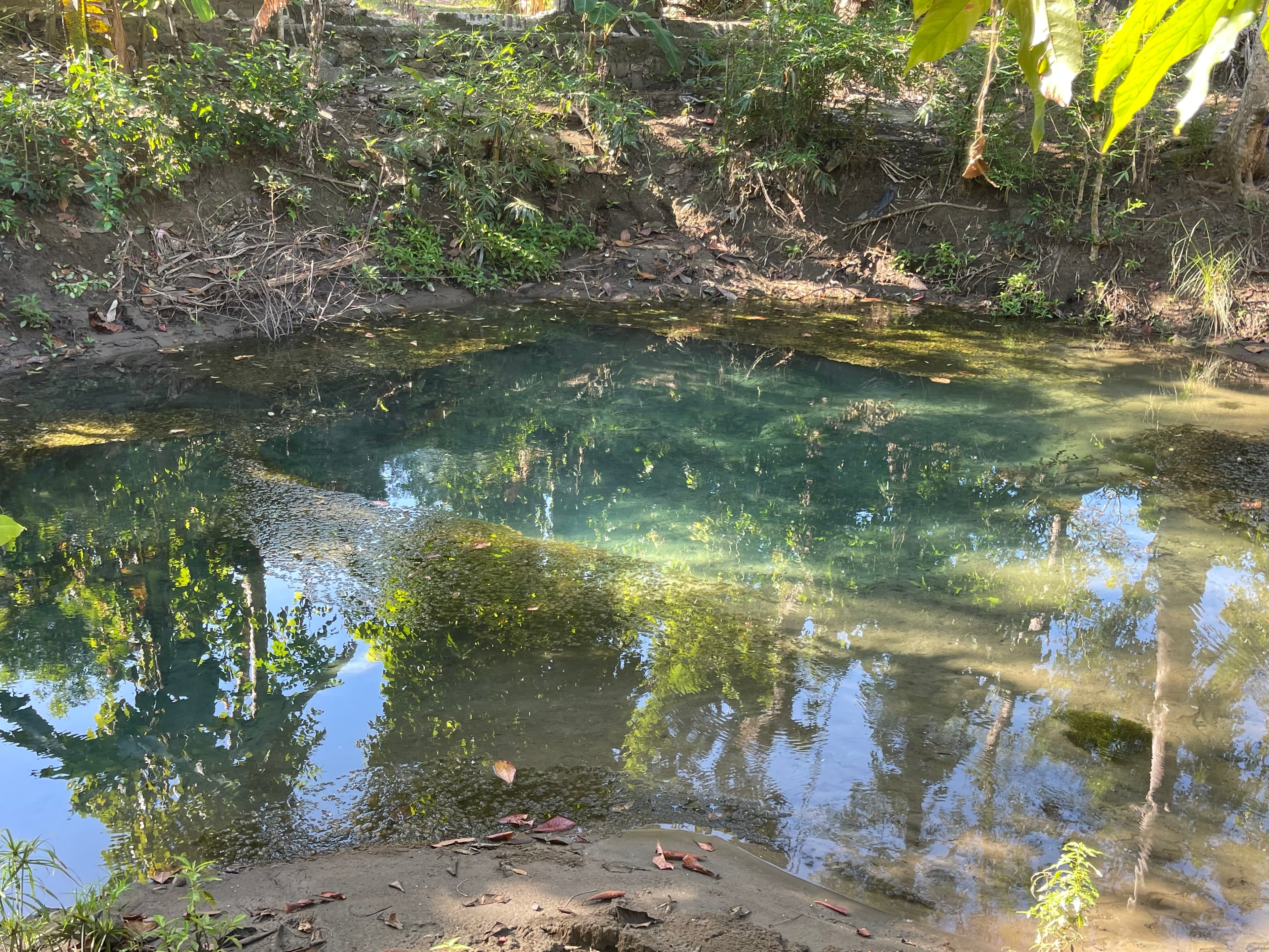 Fetching water at Nan Bòs, Dame Marie (photo 5)