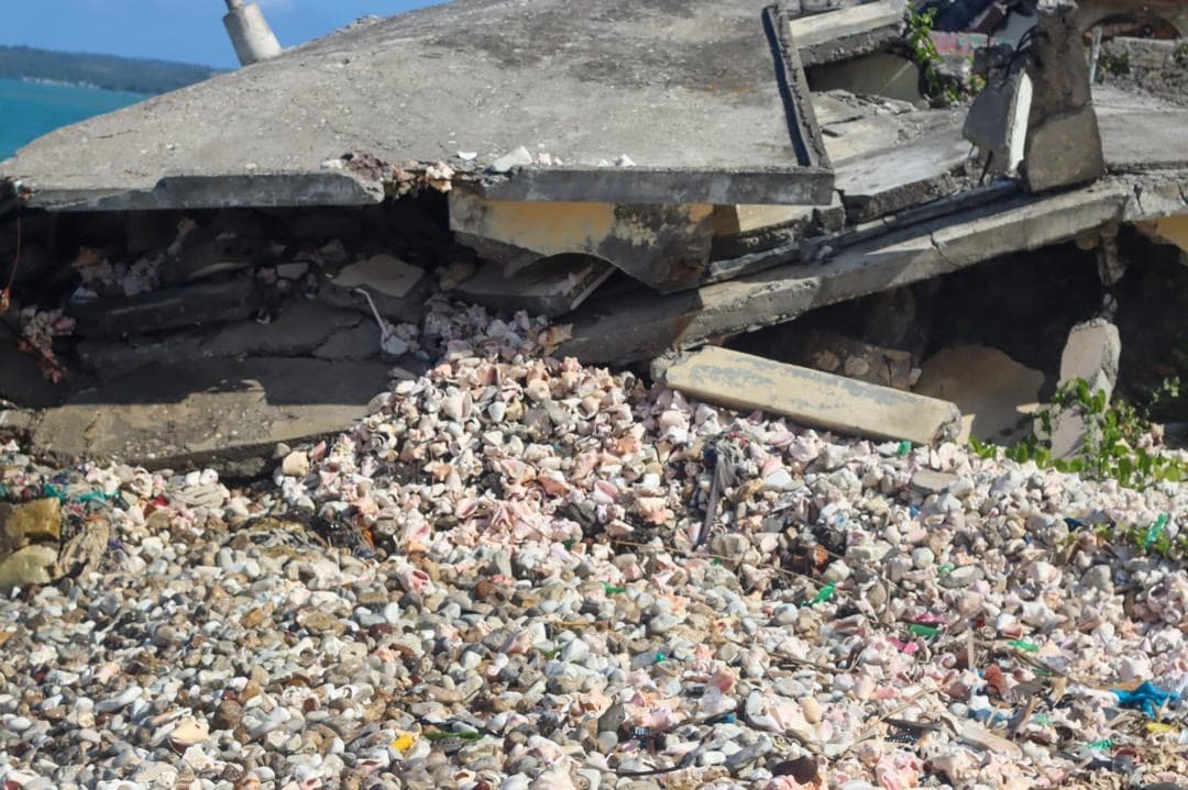 Coastal erosion and sea damage in Dame Marie (photo 3)