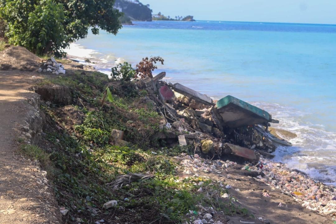 Coastal erosion and sea damage in Dame Marie (photo 6)