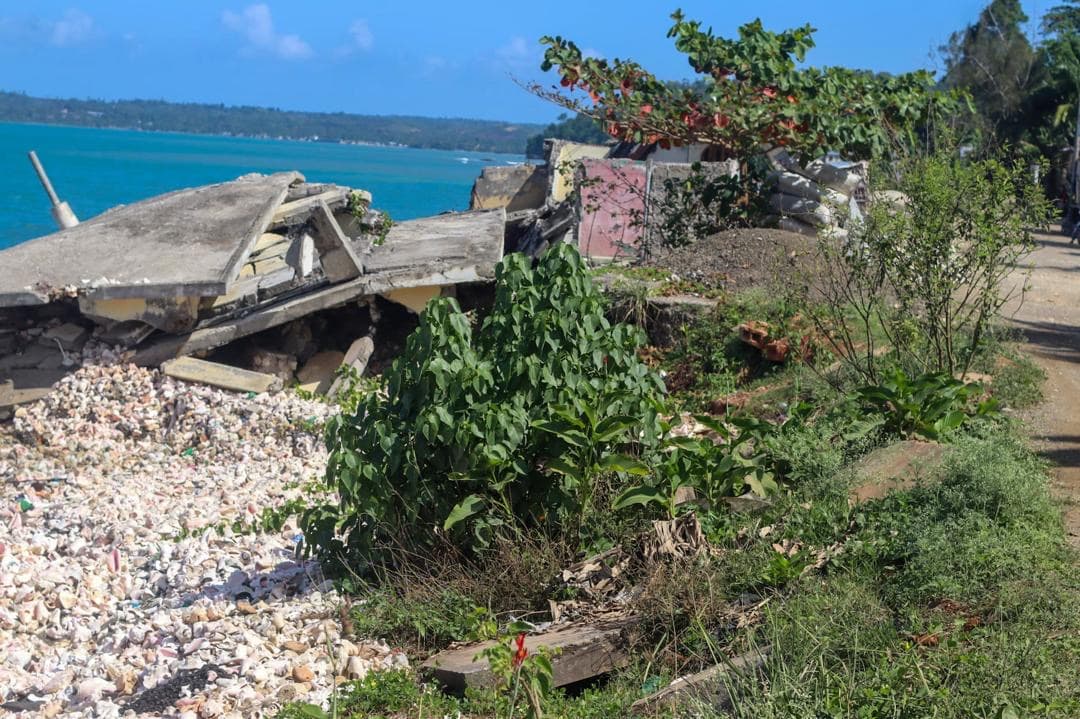 Coastal erosion and sea damage in Dame Marie (photo 12)