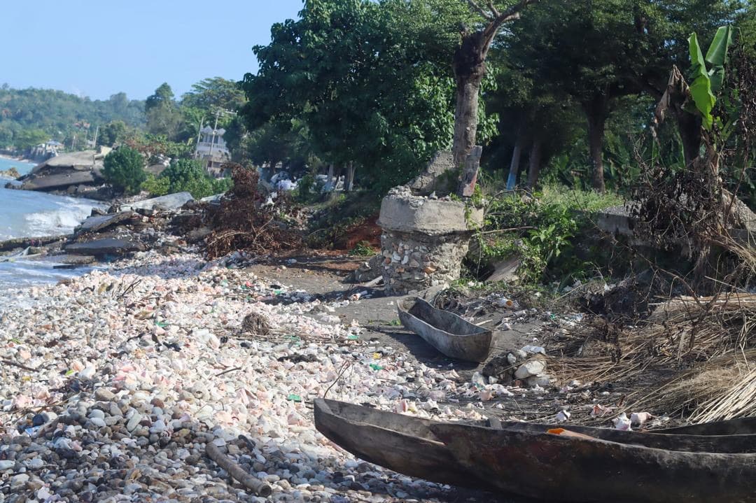 Coastal erosion and sea damage in Dame Marie (photo 33)