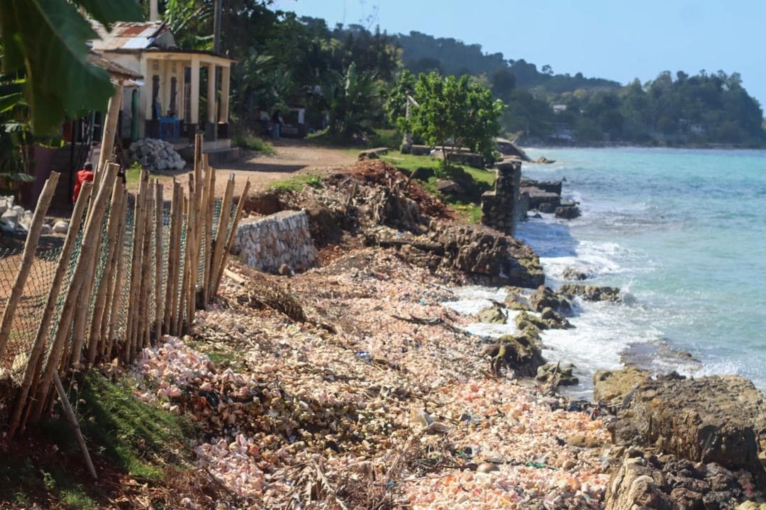 Coastal erosion and sea damage in Dame Marie (photo 43)