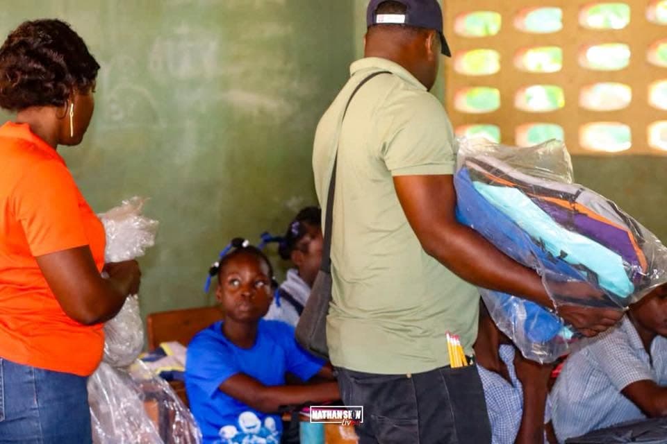 Back-to-school bag distribution in Dame Marie, 2025 — photo 10