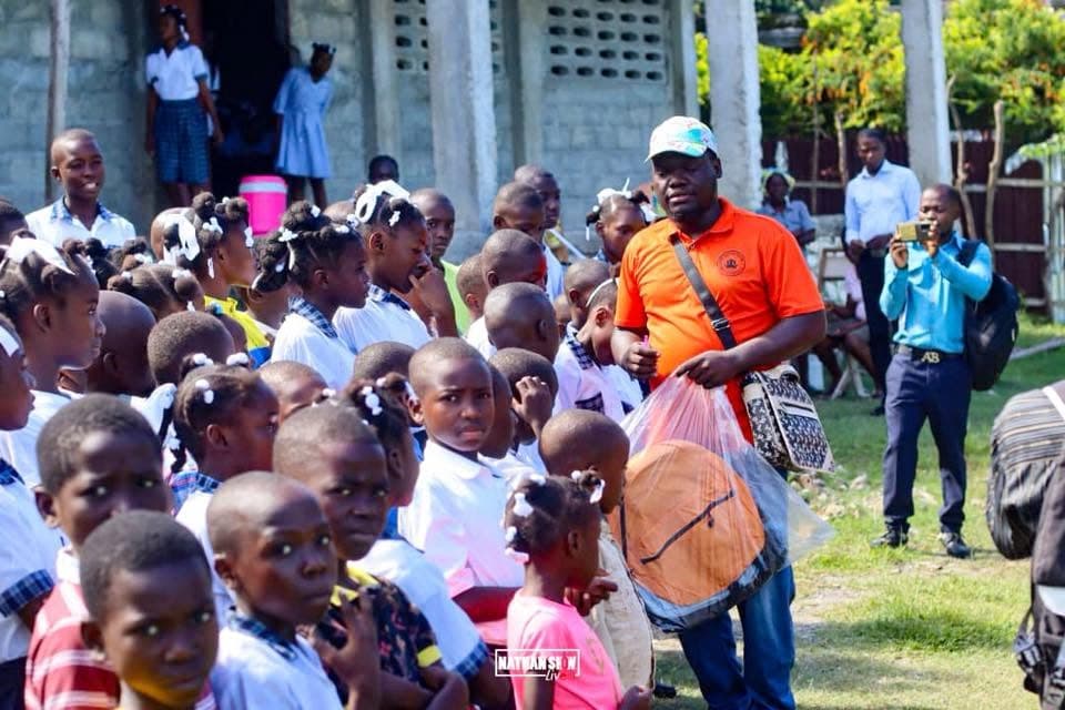 Back-to-school bag distribution in Dame Marie, 2025 — photo 14