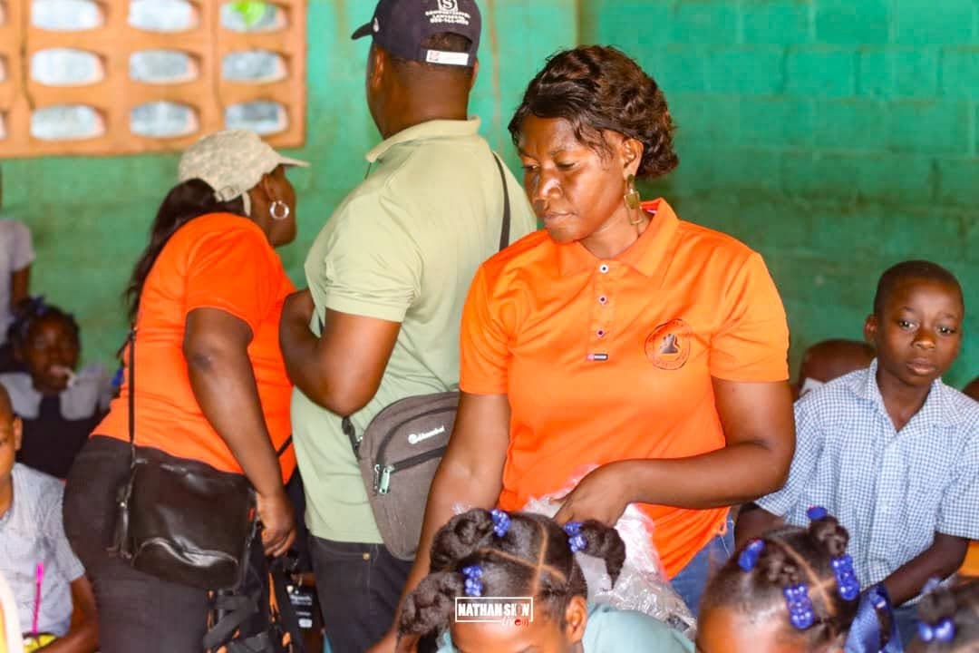 Back-to-school bag distribution in Dame Marie, 2025 — photo 25