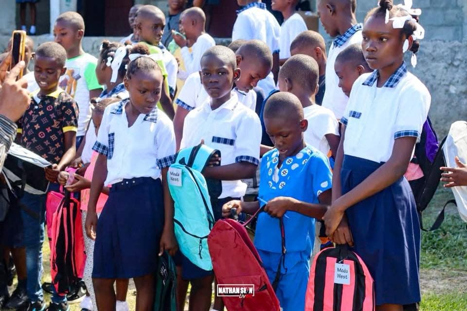 Back-to-school bag distribution in Dame Marie, 2025 — photo 38