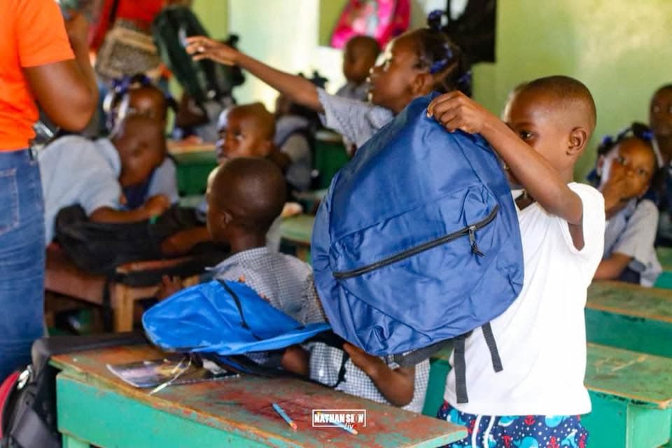 Back-to-school bag distribution in Dame Marie, 2025 — photo 47